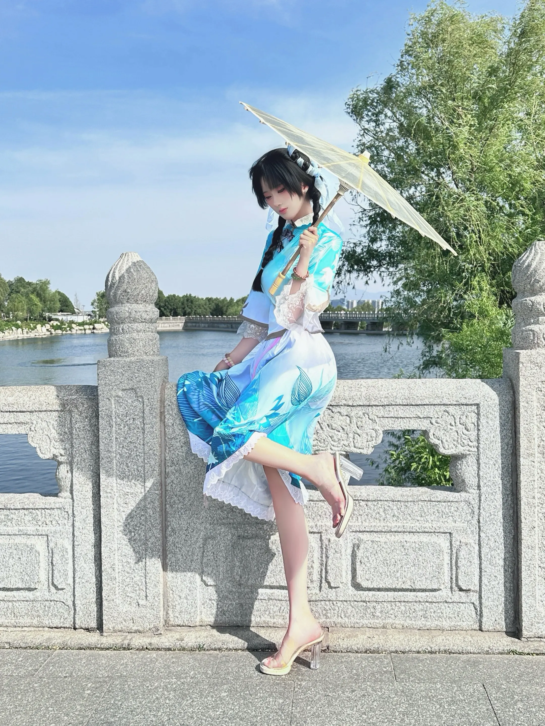 西施诗语江南 cos 王者荣耀