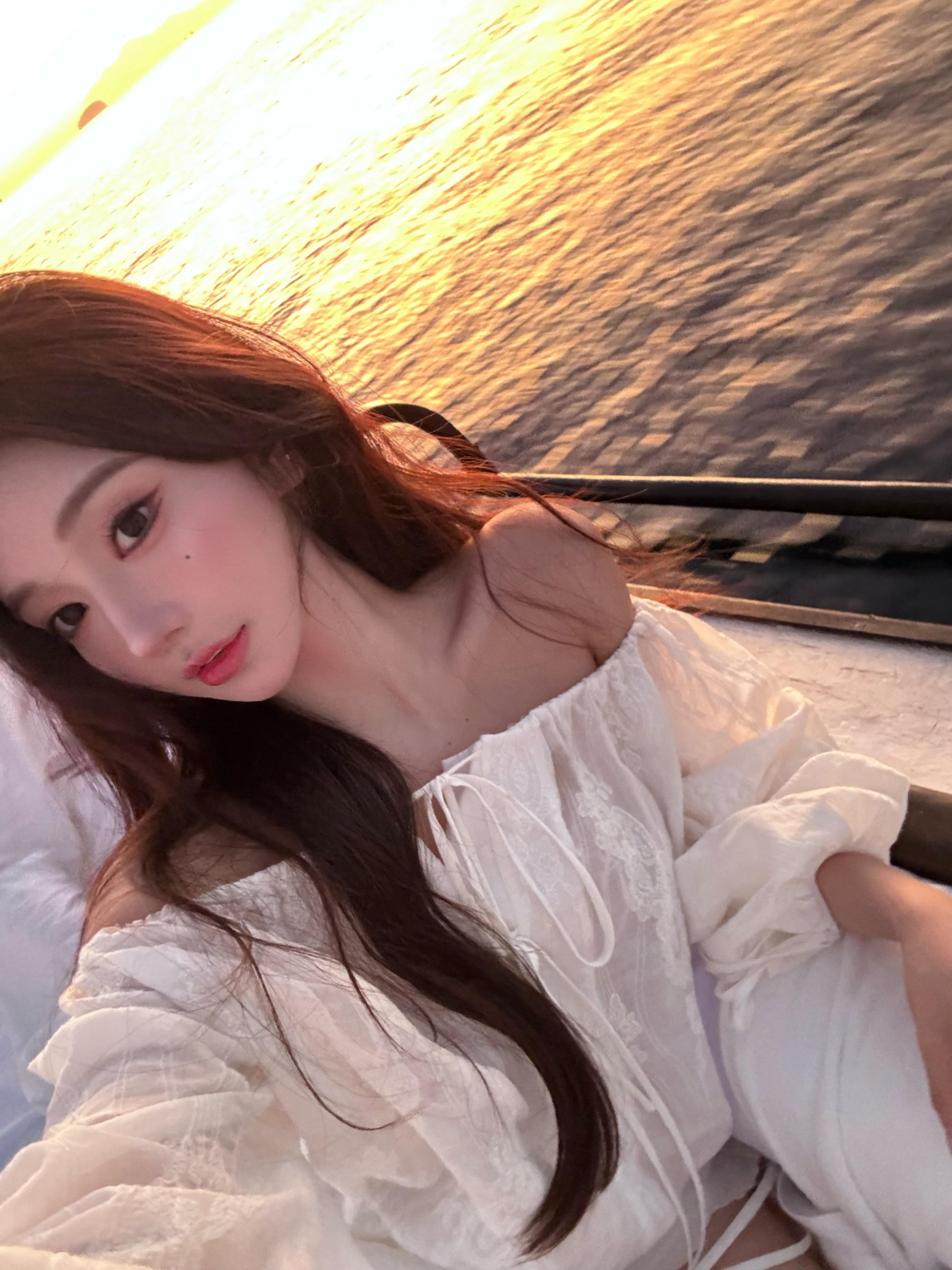 是漂亮的我和日出🌅​​​