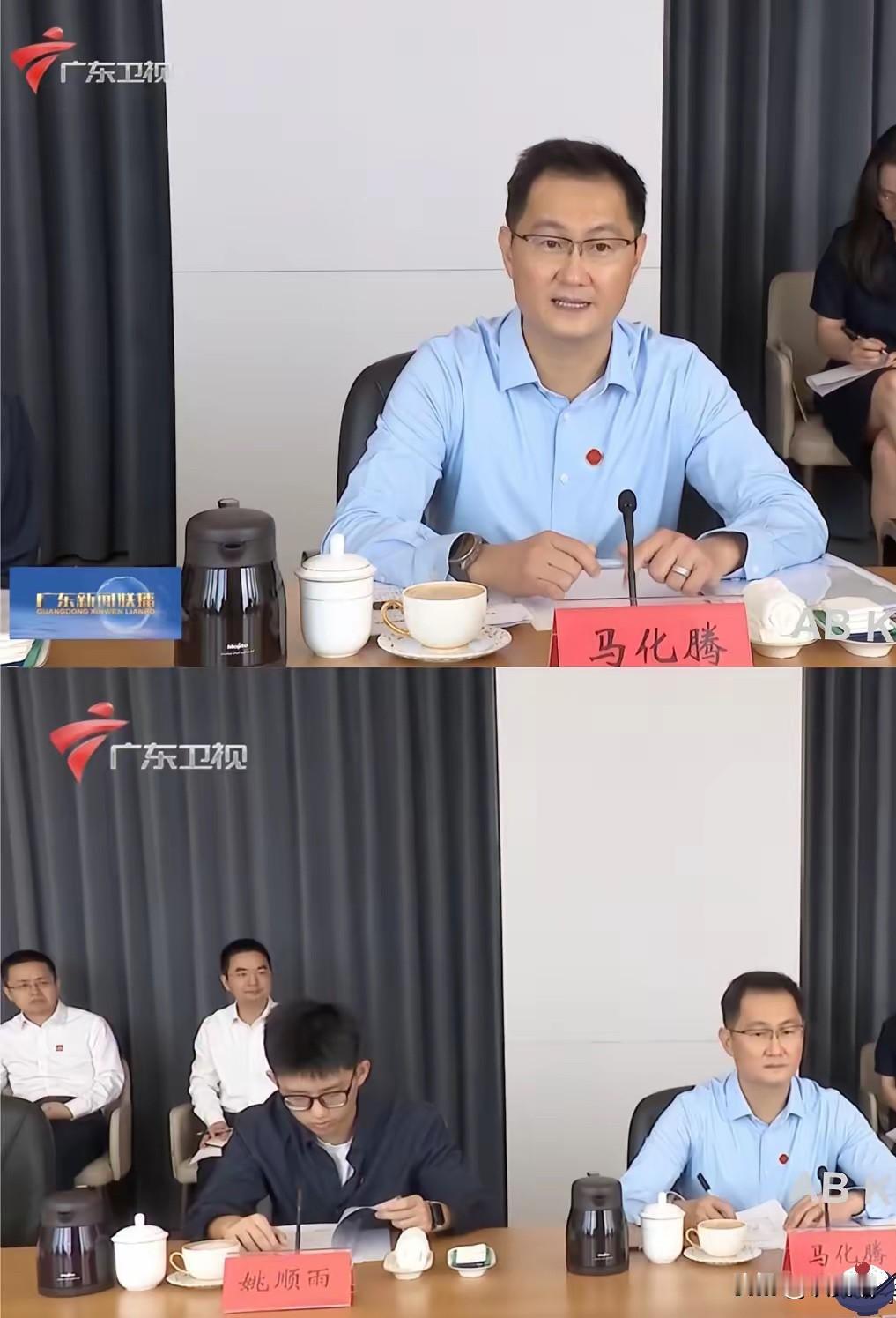 马化腾旁边坐着个28岁的年轻人姚顺雨，清华姚班出身，普林斯顿博士，在O