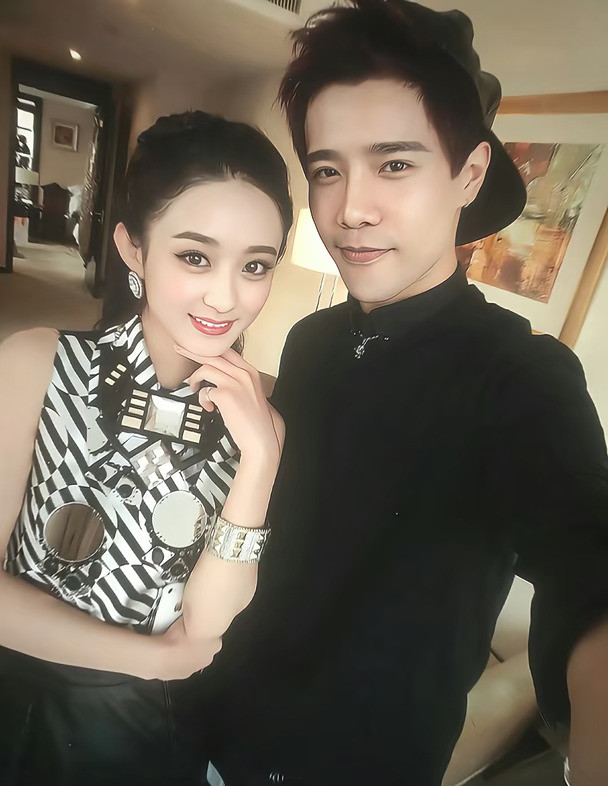 早期化妆师镜头下的#赵丽颖完全古早千金来的