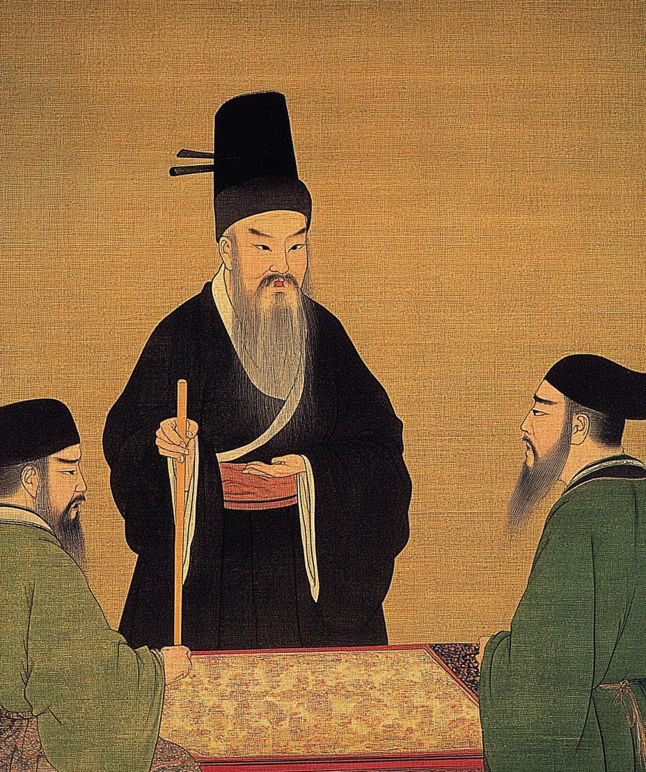 一个大臣，家里有个老佣人，性格刚正，很受大家敬仰；每次他发现看不惯的事情时，就
