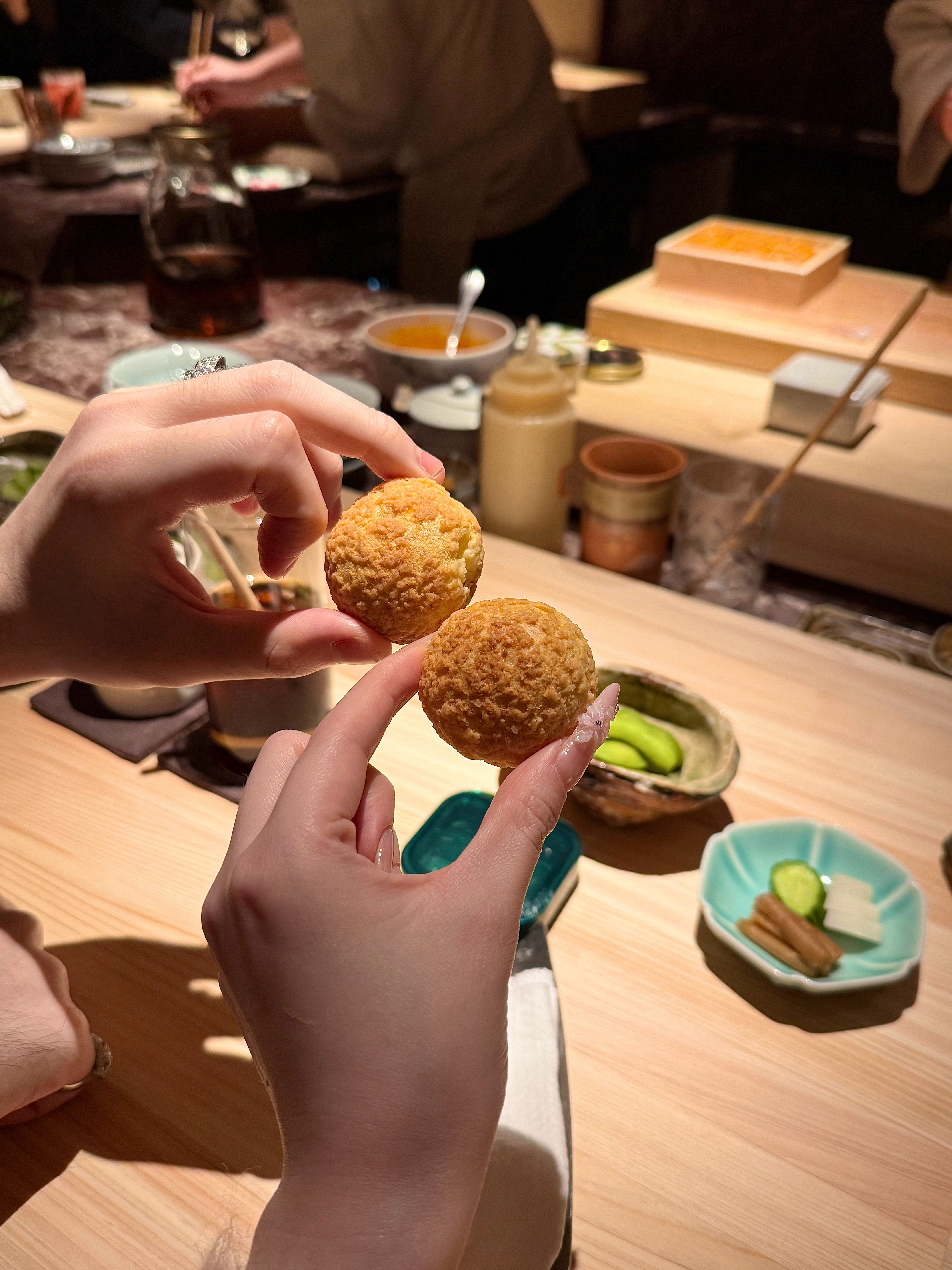 安康鱼肝泡芙好吃😋