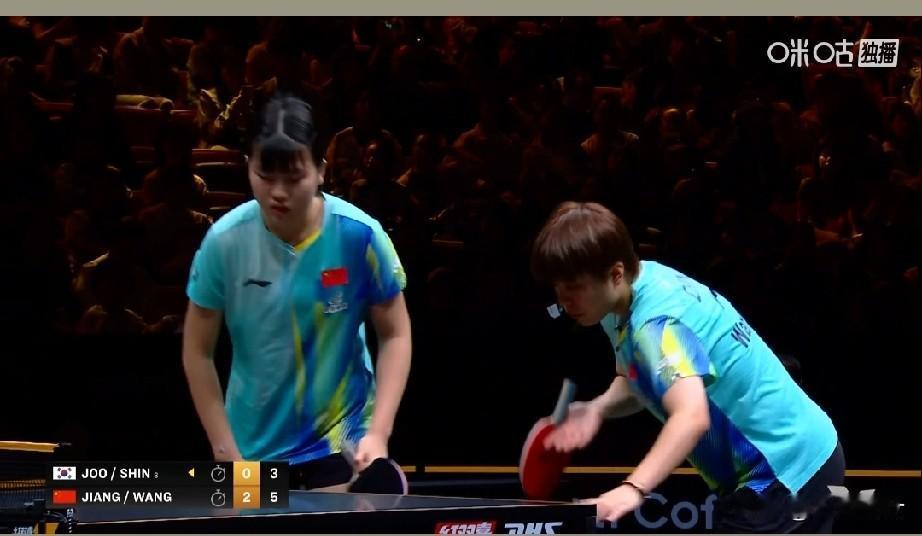 来自WTT北京大满贯的消息:王艺迪/姜依依3:0战胜韩国女双申裕斌/朱芊曦，晋级