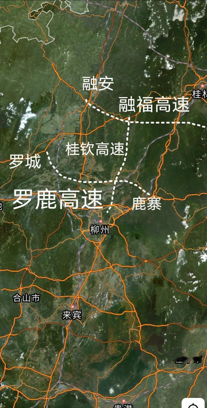 正在建设，河池罗城至柳州鹿寨正在建设一条直达高速(柳州过境高速)，目前山嘴大桥和