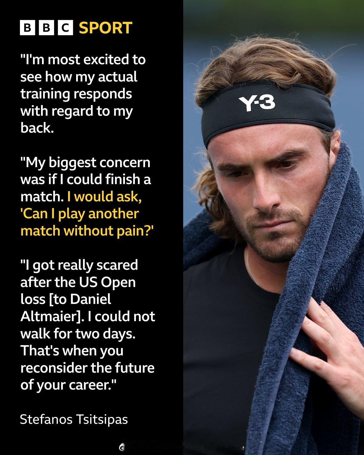 【西西帕斯2025因伤病考虑退役】“我最期待的是看看我的实际训练对我的背部状况会