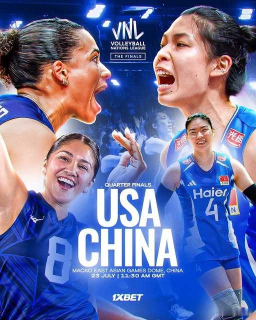 国际排坛动态中国女排vs美国女排volleyballworld继续在海报上搞事