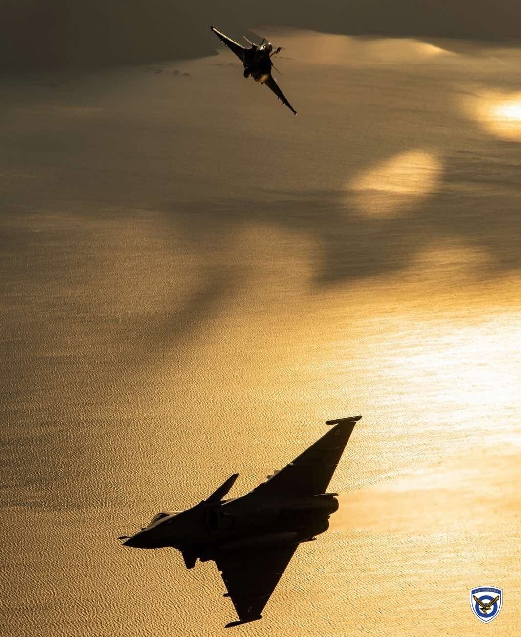 今日阵风早安爱琴海阵风空对空摄影好图Photocredit:HAF