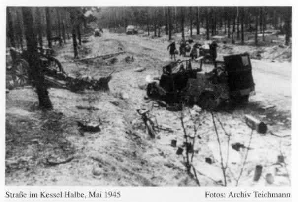 1945年4月28日夜间，德军试图从哈尔贝（Halbe）周边地区发起又一次大规模