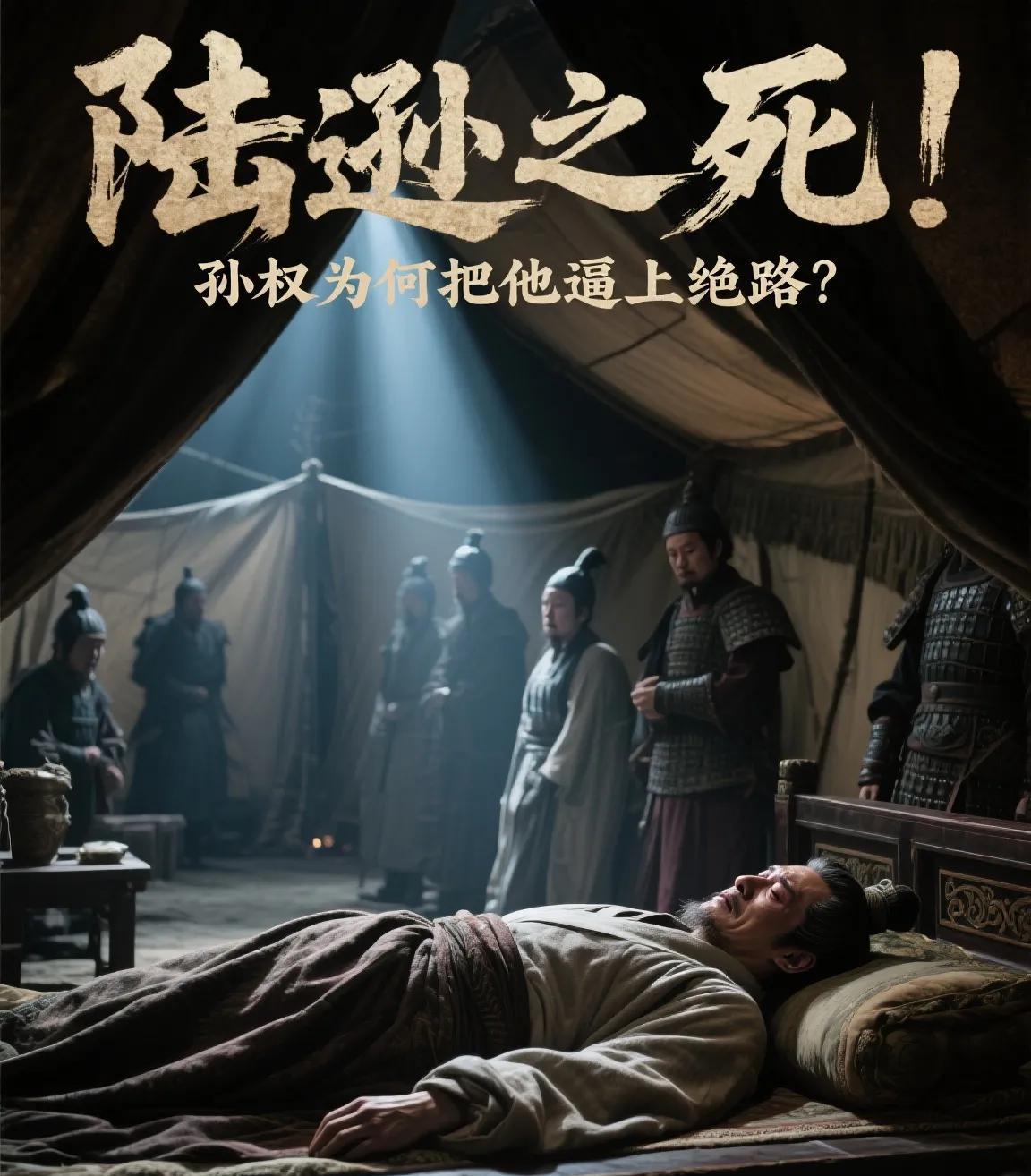 陆逊之死！孙权为何把他逼上绝路？公元245年寒冬，69岁的东吴老臣陆逊病倒在床