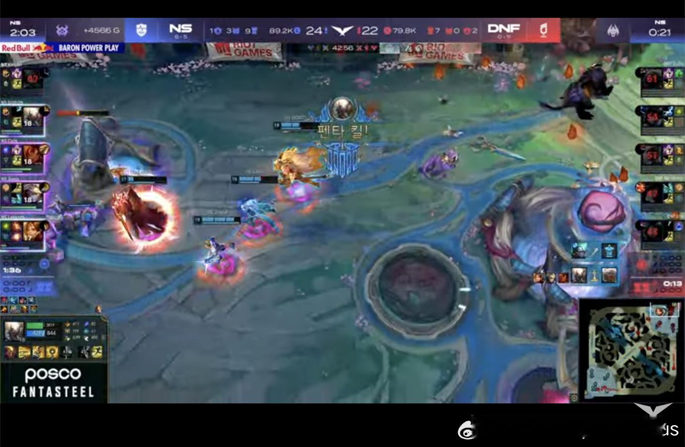 【2025LCKNS1-0DNF】恭喜NS先下一城，Gideon潘森最后砍