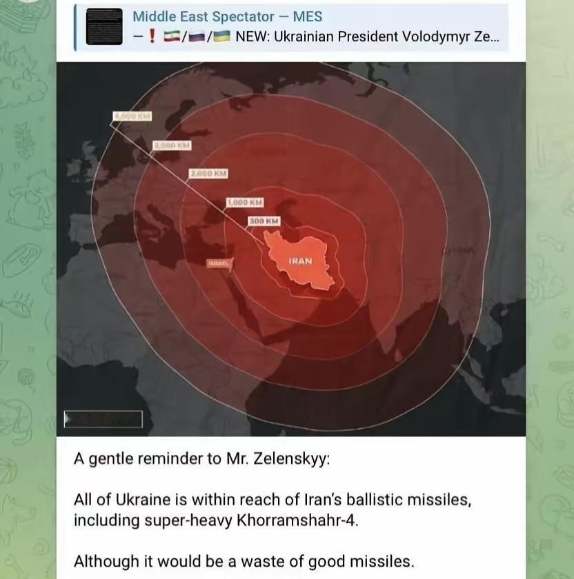 乌克兰昨天对里海上航行的一艘伊朗船只进行了攻击，随后伊朗方面就发出警告，乌克兰全