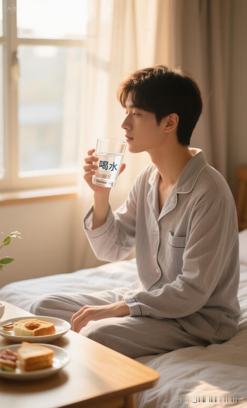 起床到底是先喝水还是先吃饭?最近刷到一种说法：早晨空腹喝水，危害比不吃早餐更大