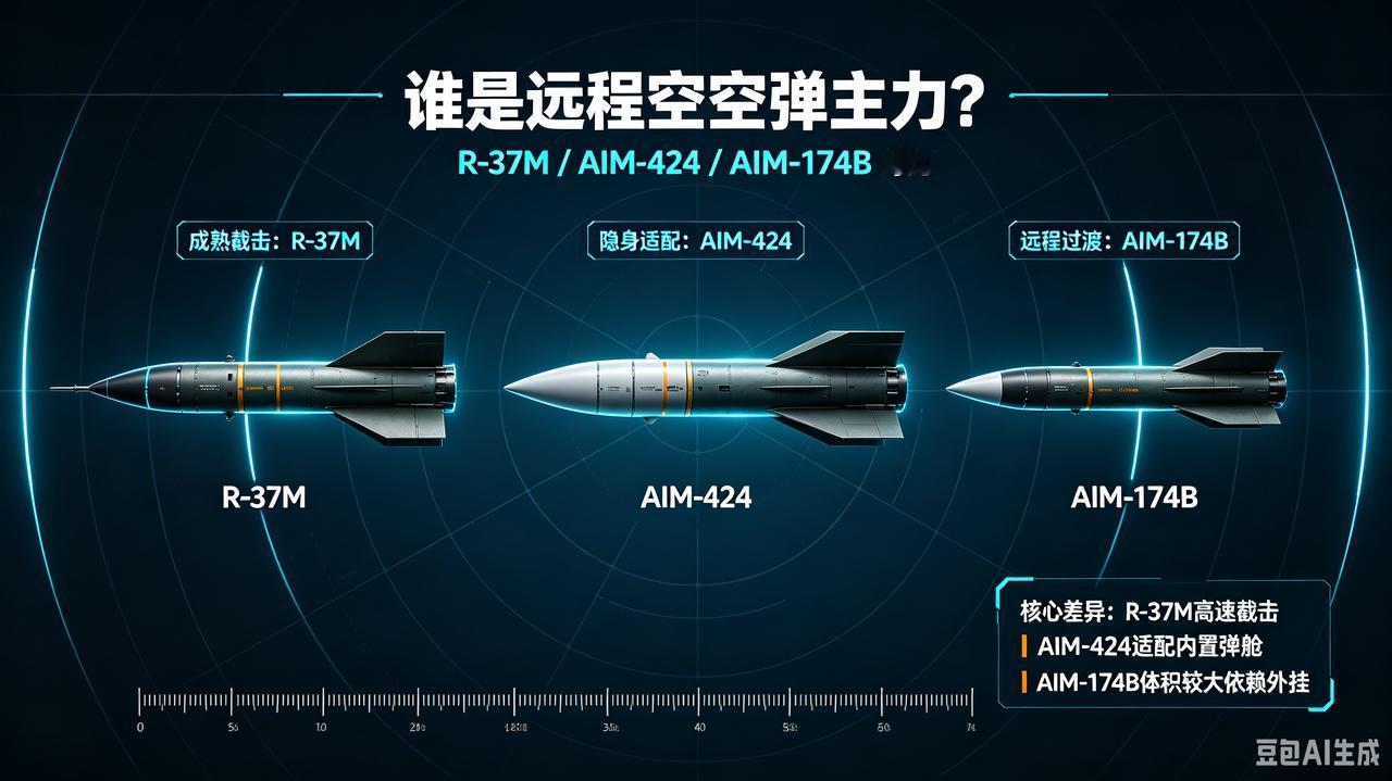 R-37M发射重量约为510公斤。AIM-424发射重量约为680公斤。AI