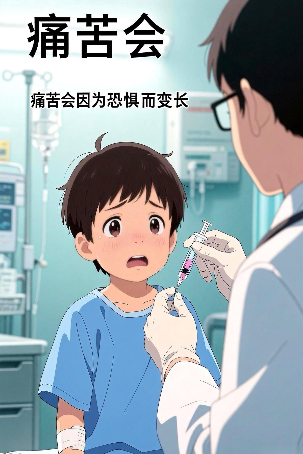 医院里，三根钢钉从骨头里拔出来。我儿子，一声没吭。他爹在旁边陪着，大冬天，汗