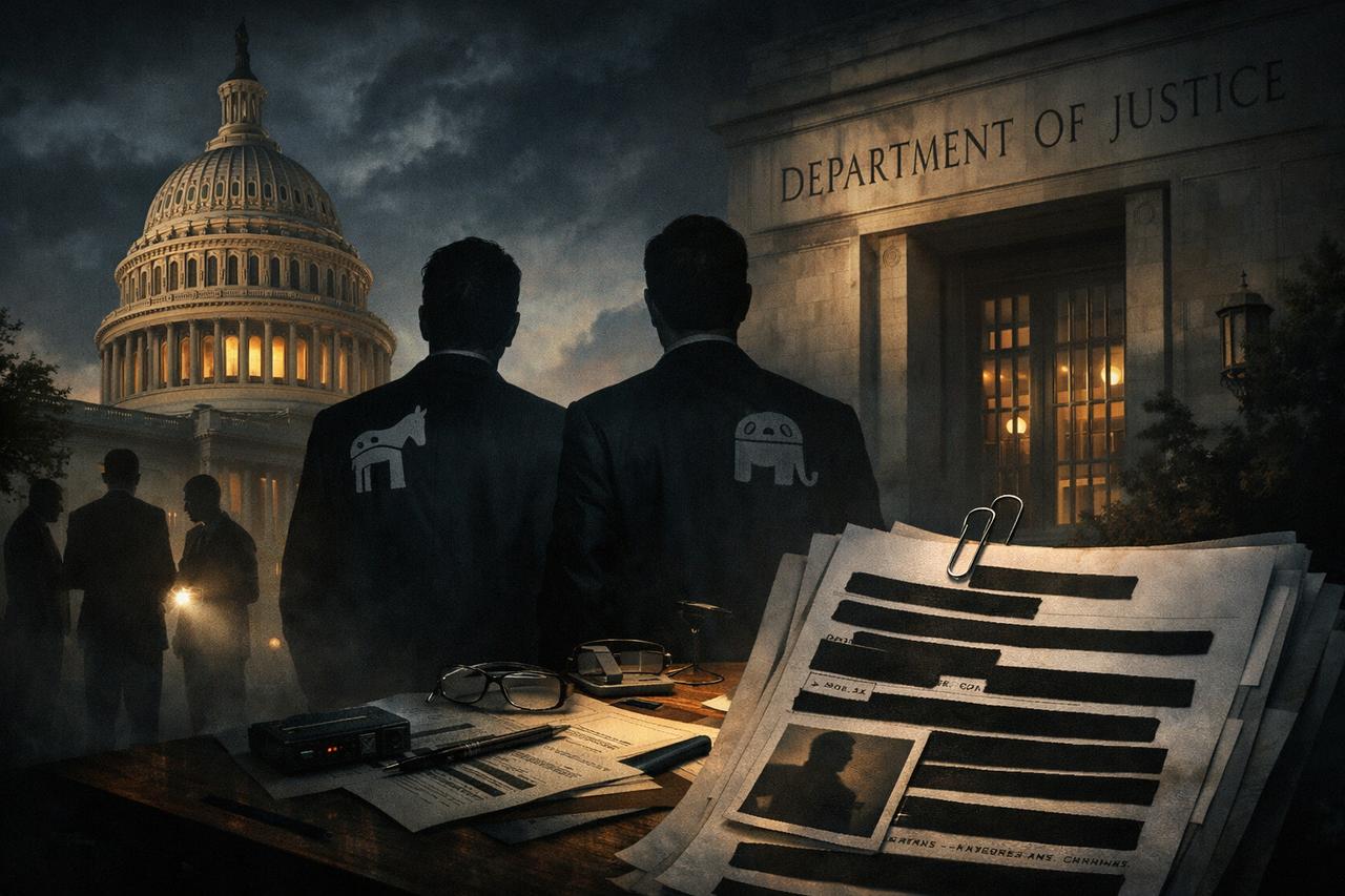 【在美国司法部处理“爱泼斯坦档案”引发强烈反弹后，华盛顿出现了罕见的两党联手】