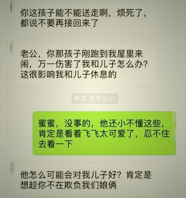 你跟你前妻的孩子, 我凭什么要养他