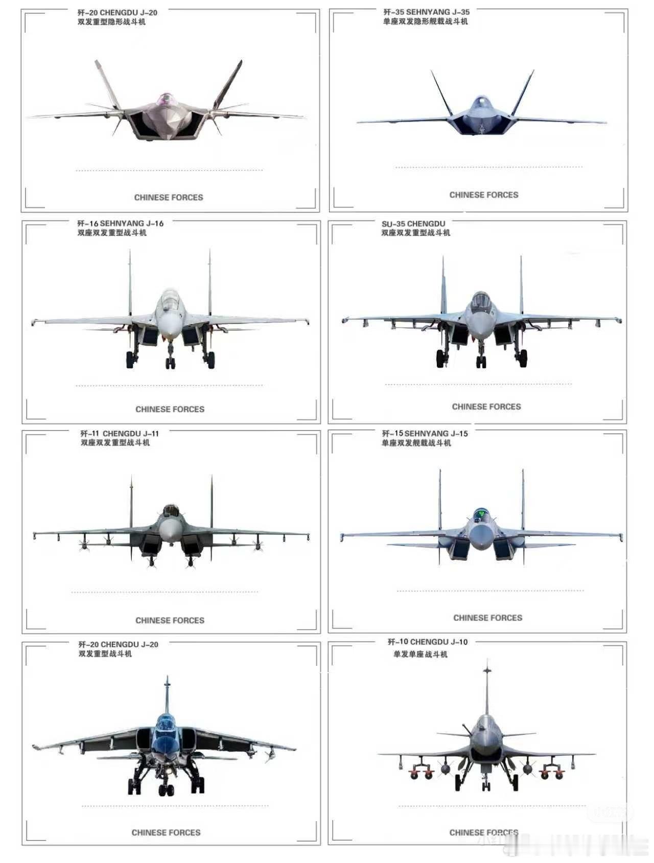 兔子主力战机正面视图