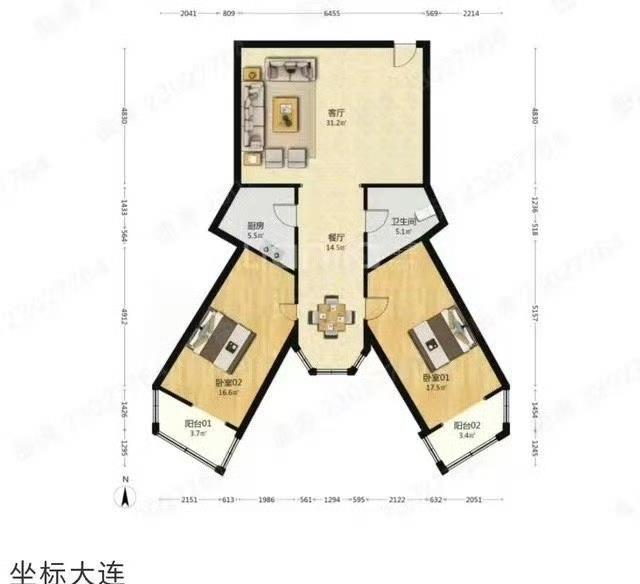 这裤头户型，求个神评……