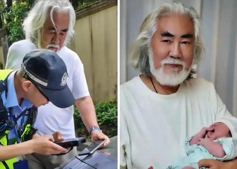 张纪中好好地给名人圈上了一课！做人真的不要太自信，73岁的张纪中在送娃上学路上撞