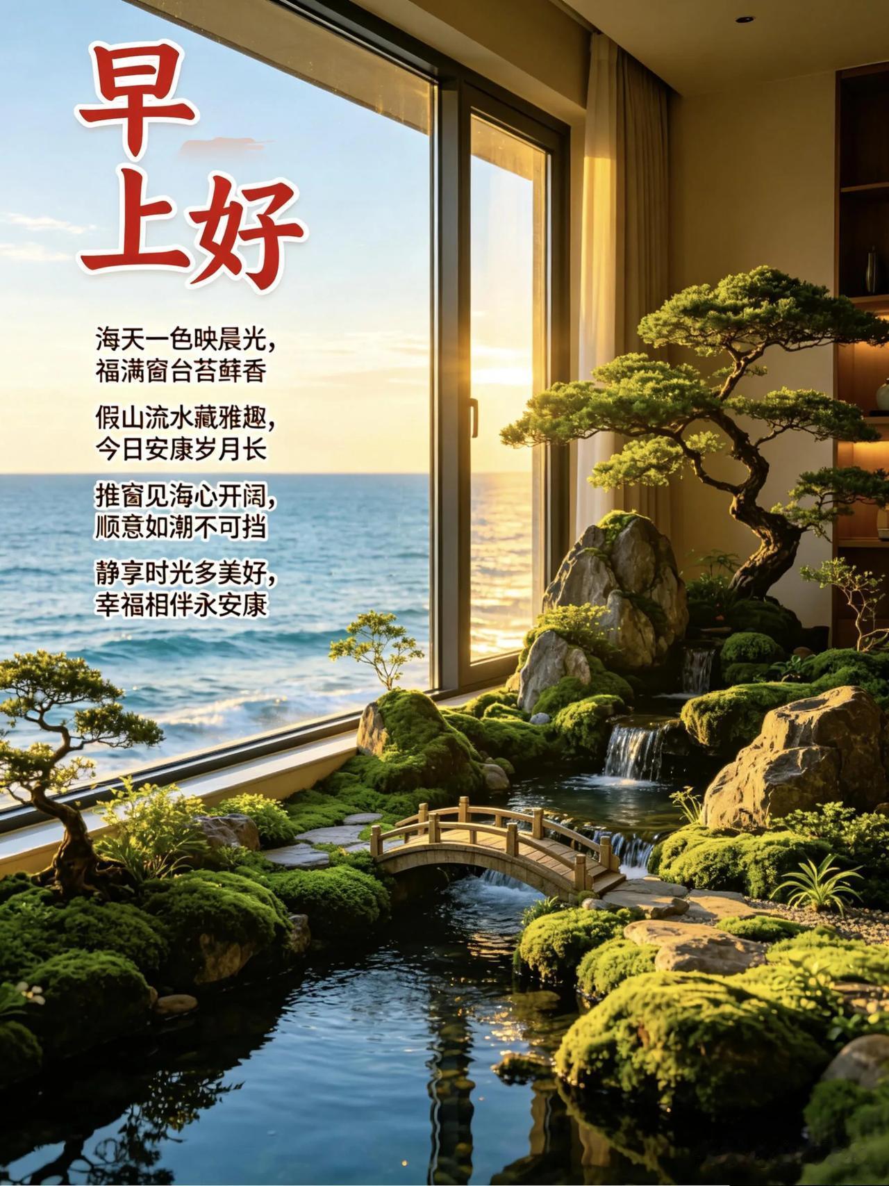  早安，愿三餐温暖，四季平安，事事顺心。
