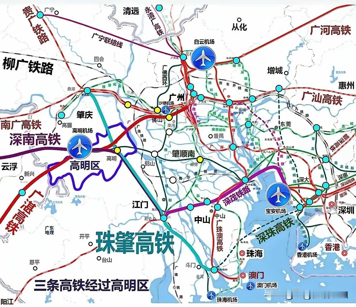 广州北站这波操作，看得人心里发沉。原本攥在手里的两张王牌——广深第二高铁、