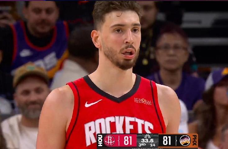 卧龙凤雏！NBA火箭逆转太阳，申京12分+14板+6助+6误，和风雪格林都是又香