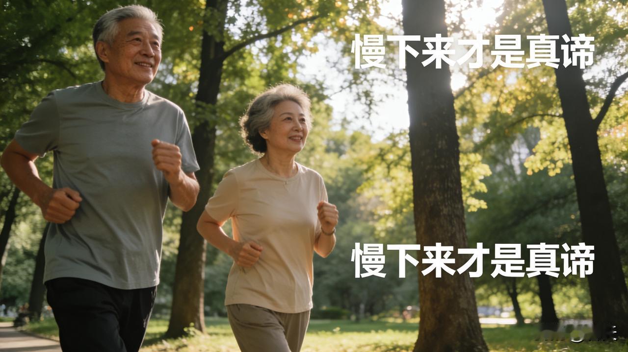 中老年人跑步：慢下来才是真谛中老年人该如何跑步呢?中老年人跑步，核心从不