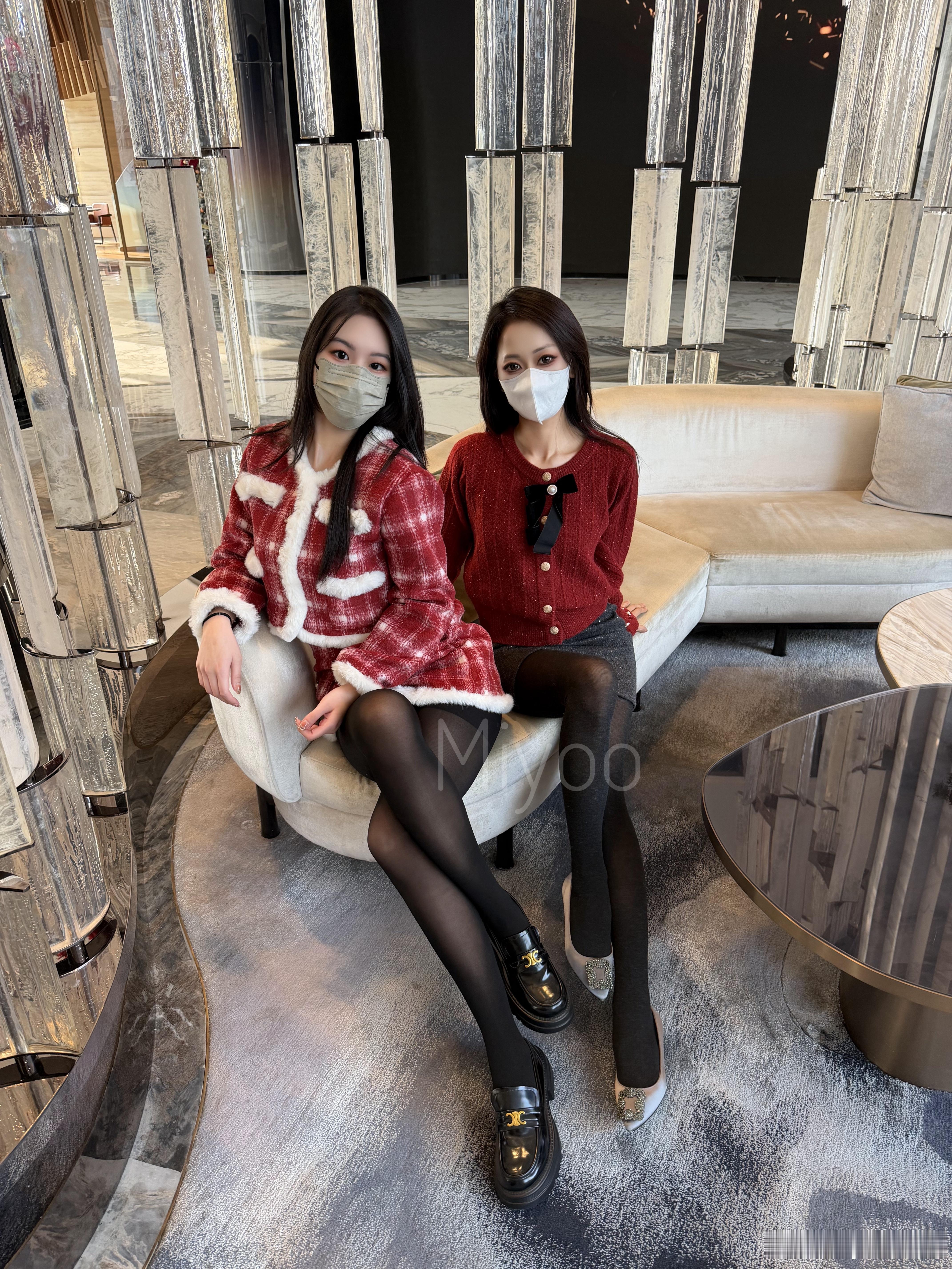 🎄圣诞双倍快乐～miyoo蜜柚每日穿搭今天穿什么穿搭圣诞