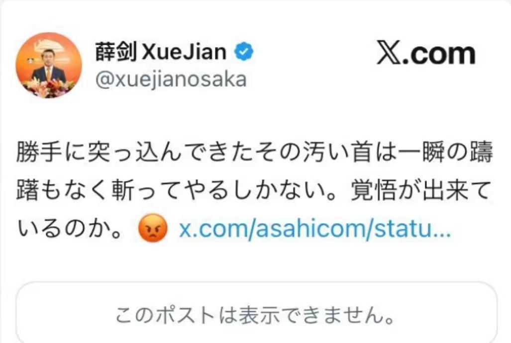 薛剑总领事的回复，相当的精彩，也符合客观事实，想要插手别人的事情，就得付出代价！