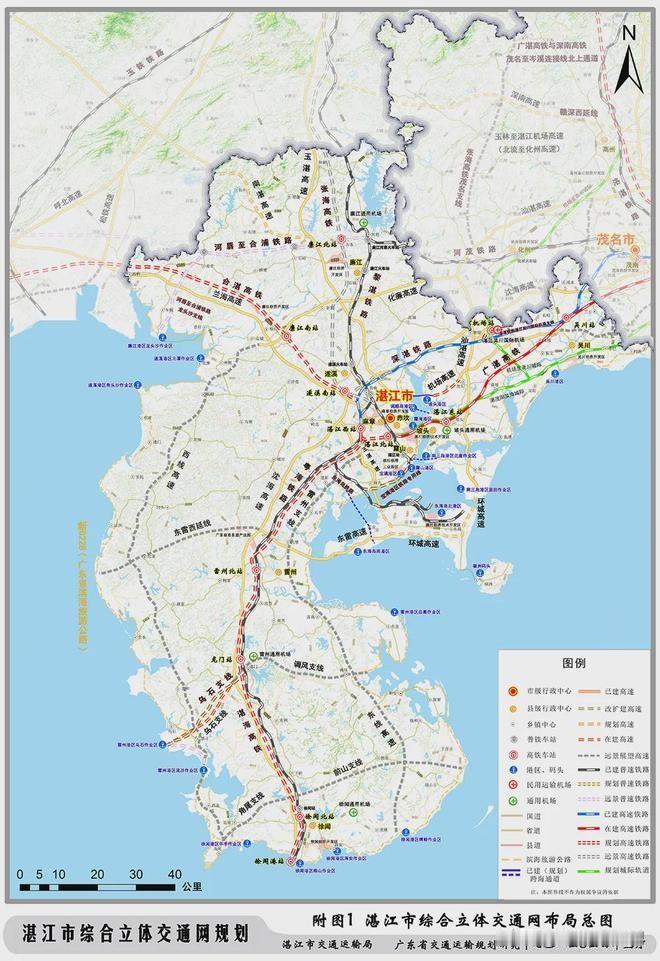 湛江高铁，广湛高铁已通车，合湛高铁已开工，湛海高铁设计出炉，玉湛高铁预可研通过评