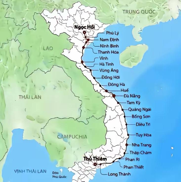 越南的国情和铁路发展现状，决定了南北高铁选择250公里/小时比350公里/小时更