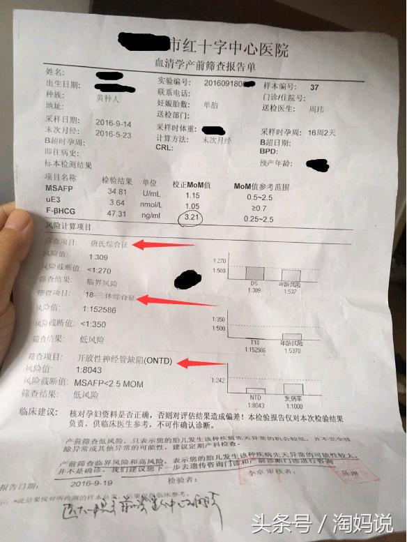 看到唐筛结果, 都不想活了, 进一步检查到底做不做?