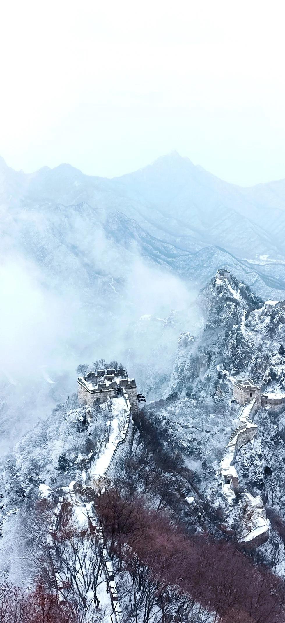 长城雪落|周五，北京将降今冬第一场雪⏰12月11-12日，北京迎来了今冬中