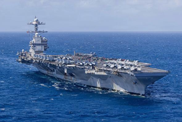 也门胡塞武装不费一兵一卒，美军航母自残了！美军最先进的航母，还没跟别人打，自