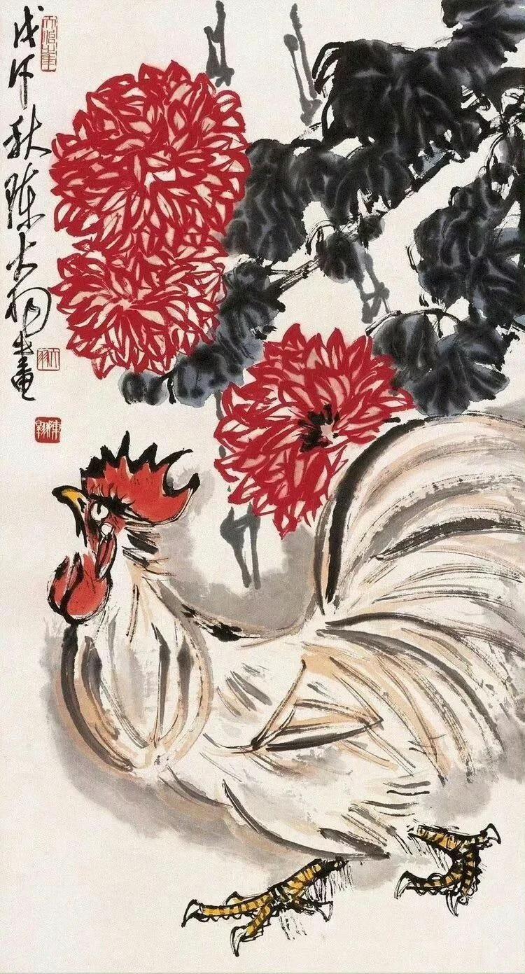 一眼难忘！陈大羽的“雄浑老辣”：笔墨如刀刻，藏着中式书画的刚劲风骨