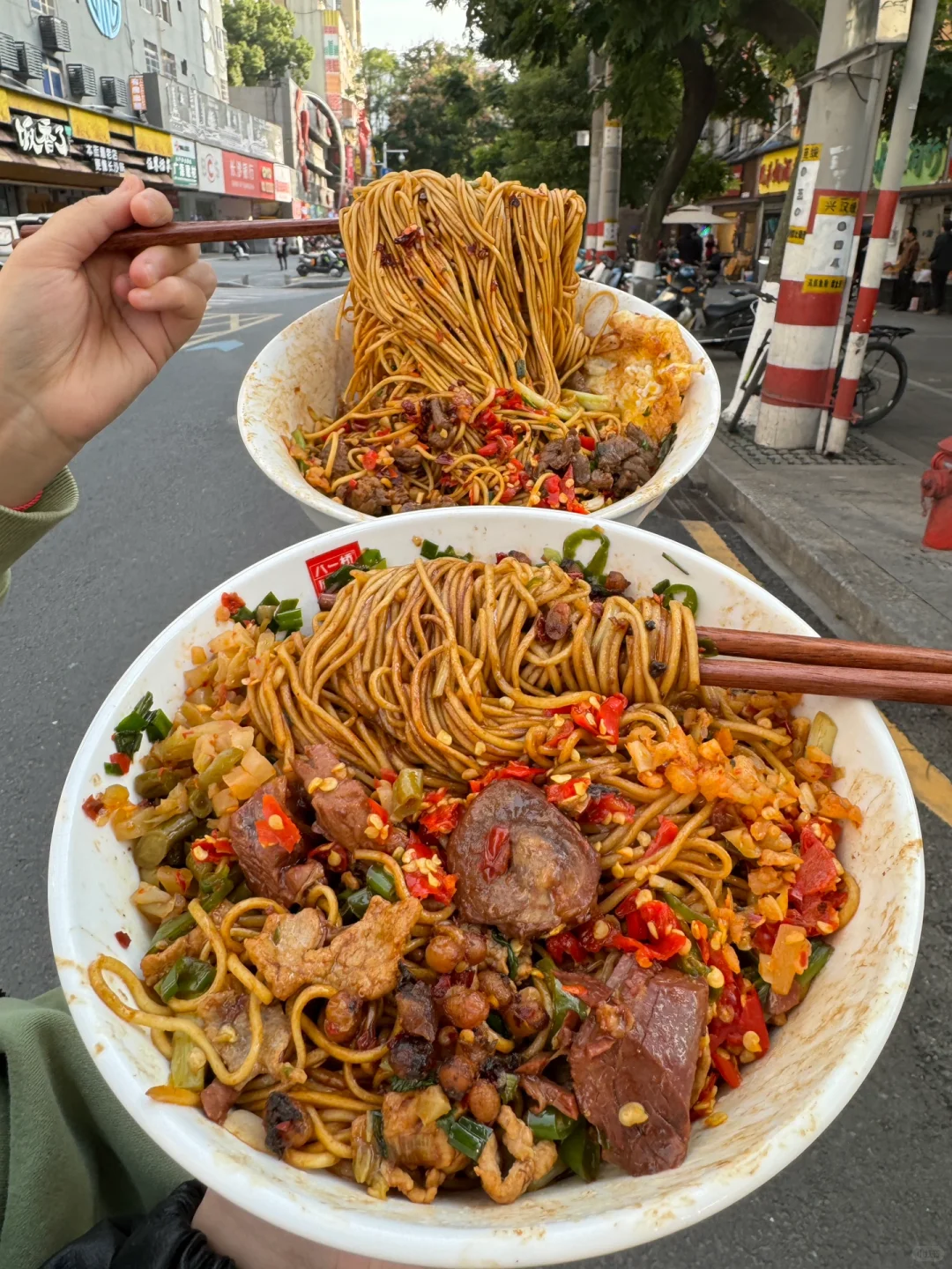 路过长沙米粉街一定一定要去吃的！！😭😭