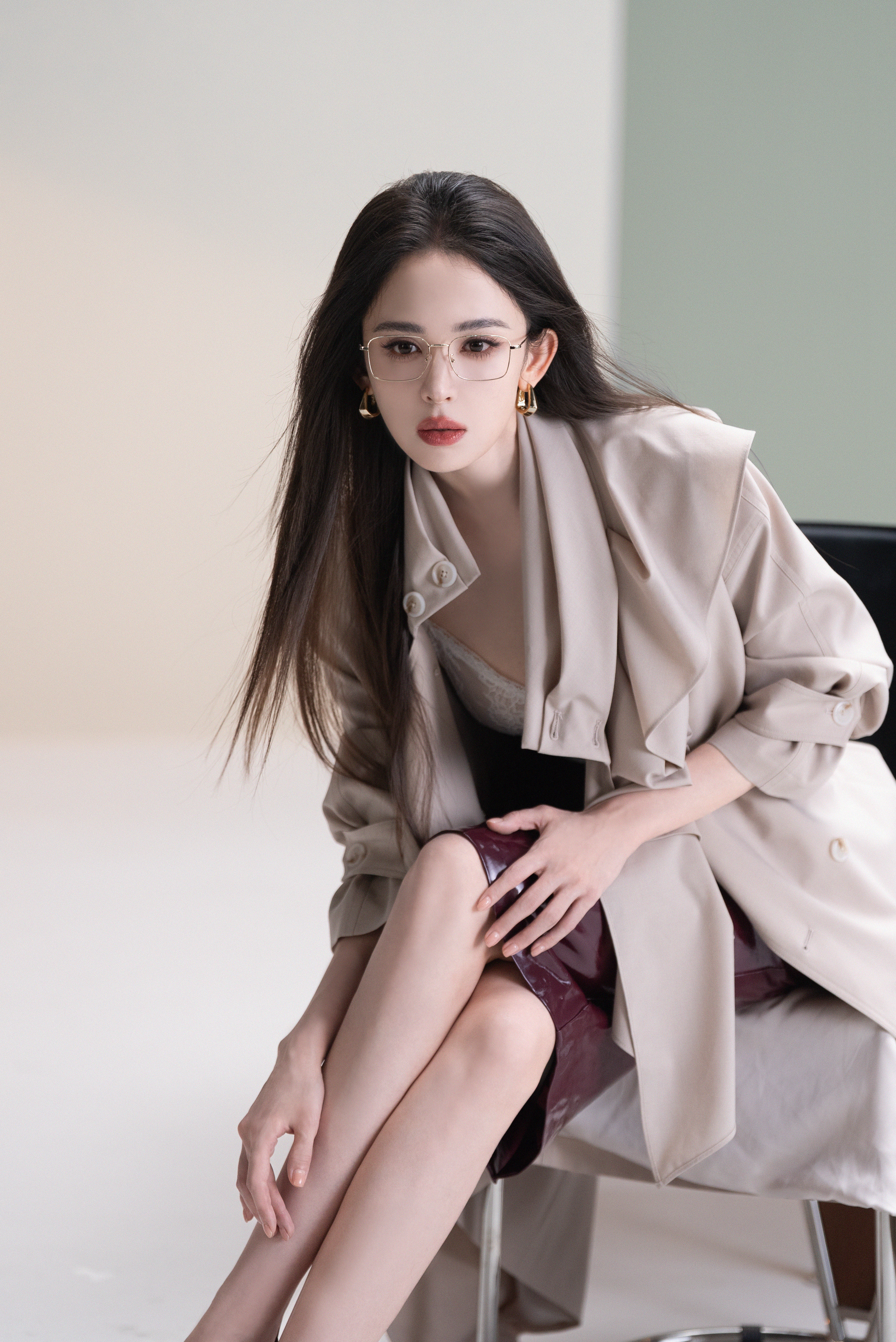 娜扎蕾丝花边造型天猫好会选代言人
