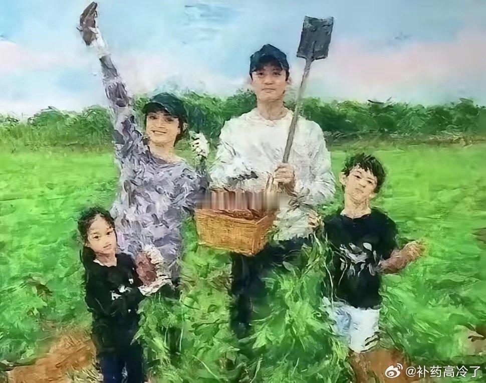 这是孙俪画的油画，画的太好看了，真的很有才华​​​