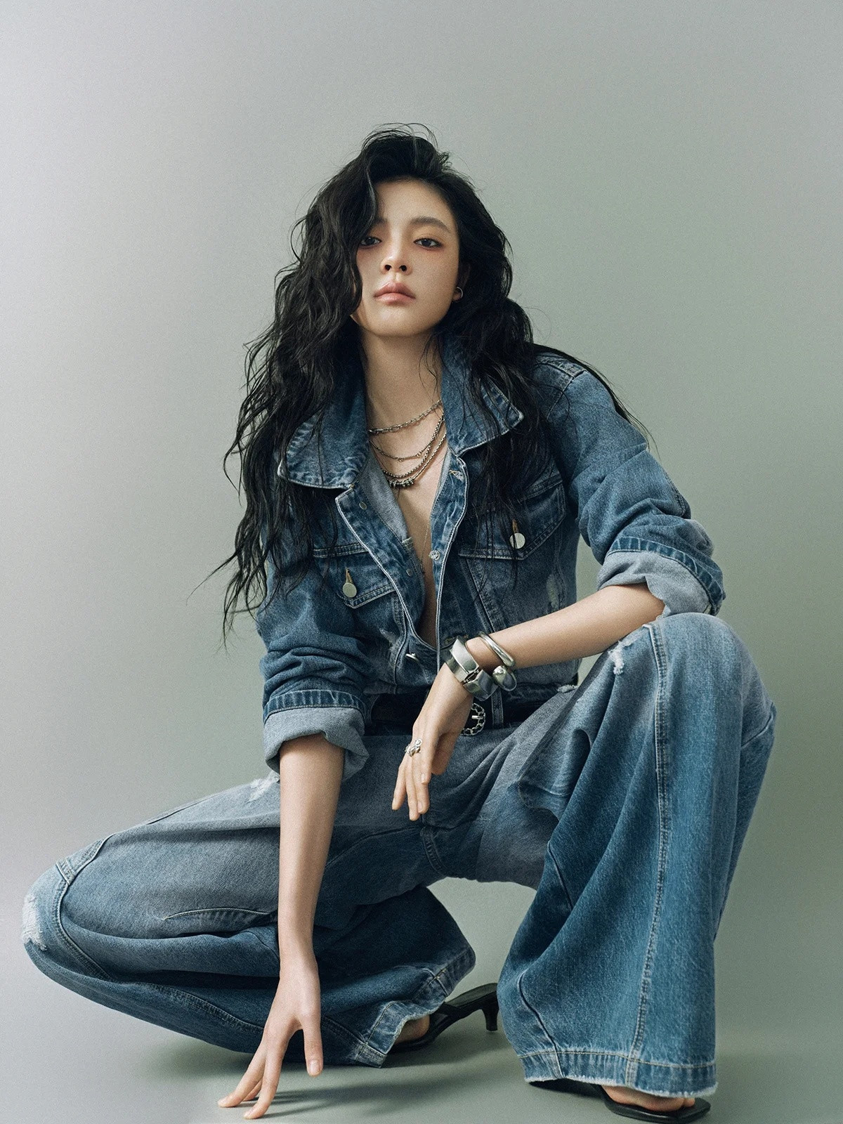 牛仔辣妹🌶️时尚韩杂少女写真