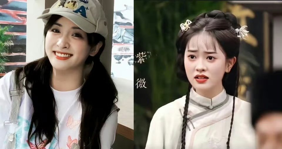 短剧还珠格格感觉小燕子是按着李晟找的，但没李晟眼睛大！紫薇倒是好看，很像沈月！