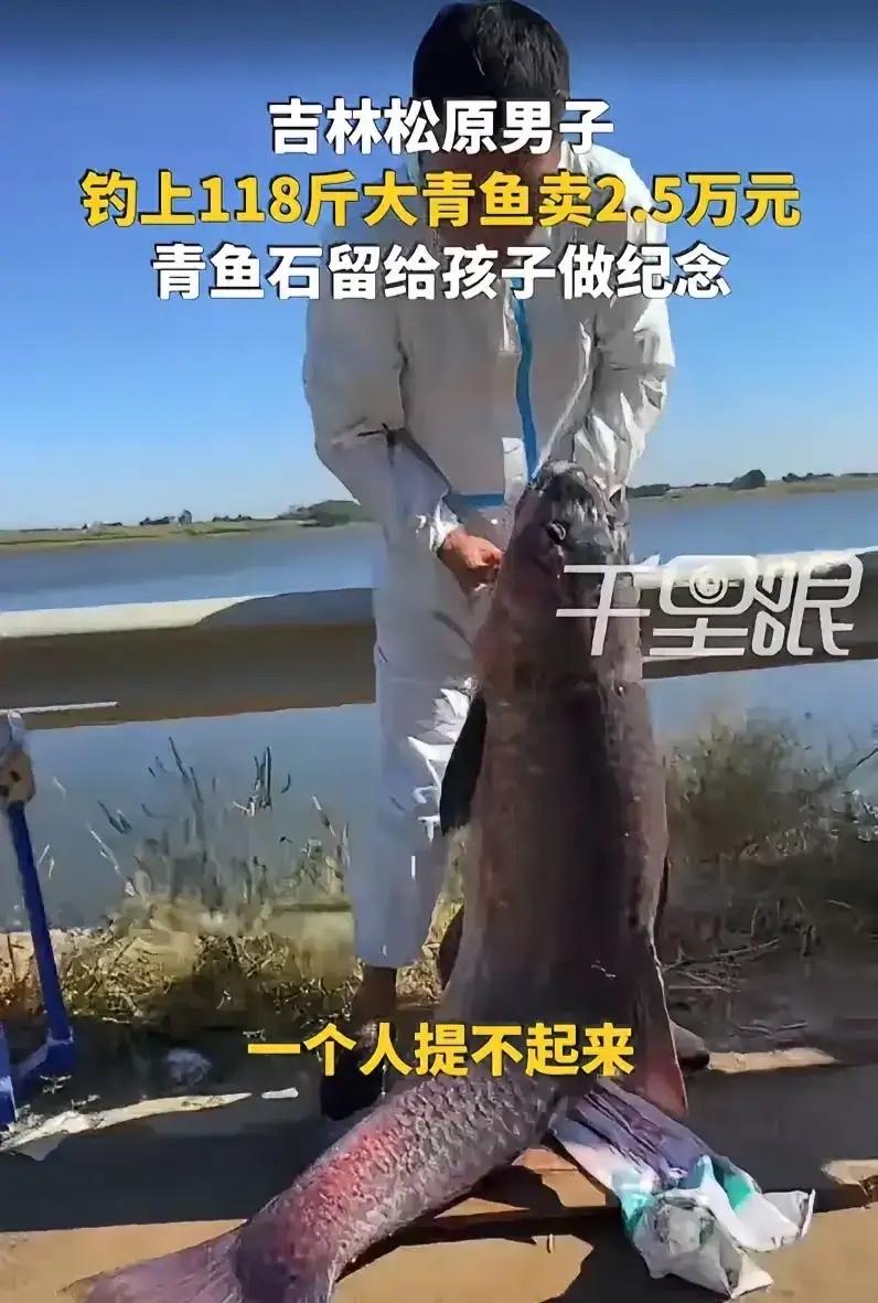 吉林松原，一男子在水库边蹲了三天，本来只是想给自家孩子弄条青鱼。青鱼石这东西民间