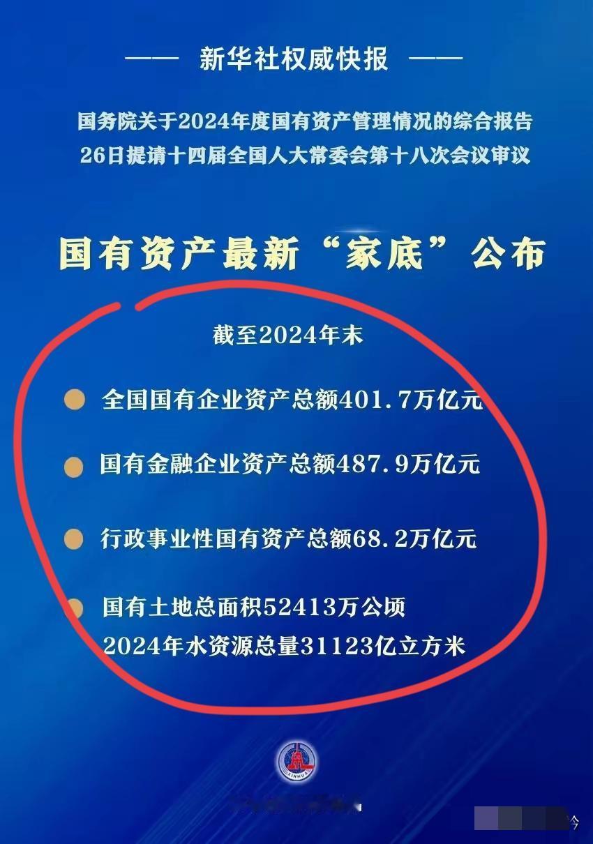 全国人民的“家底”终于曝光啦!近日,十四届全国人大常委会第十八次会议审议了相关报
