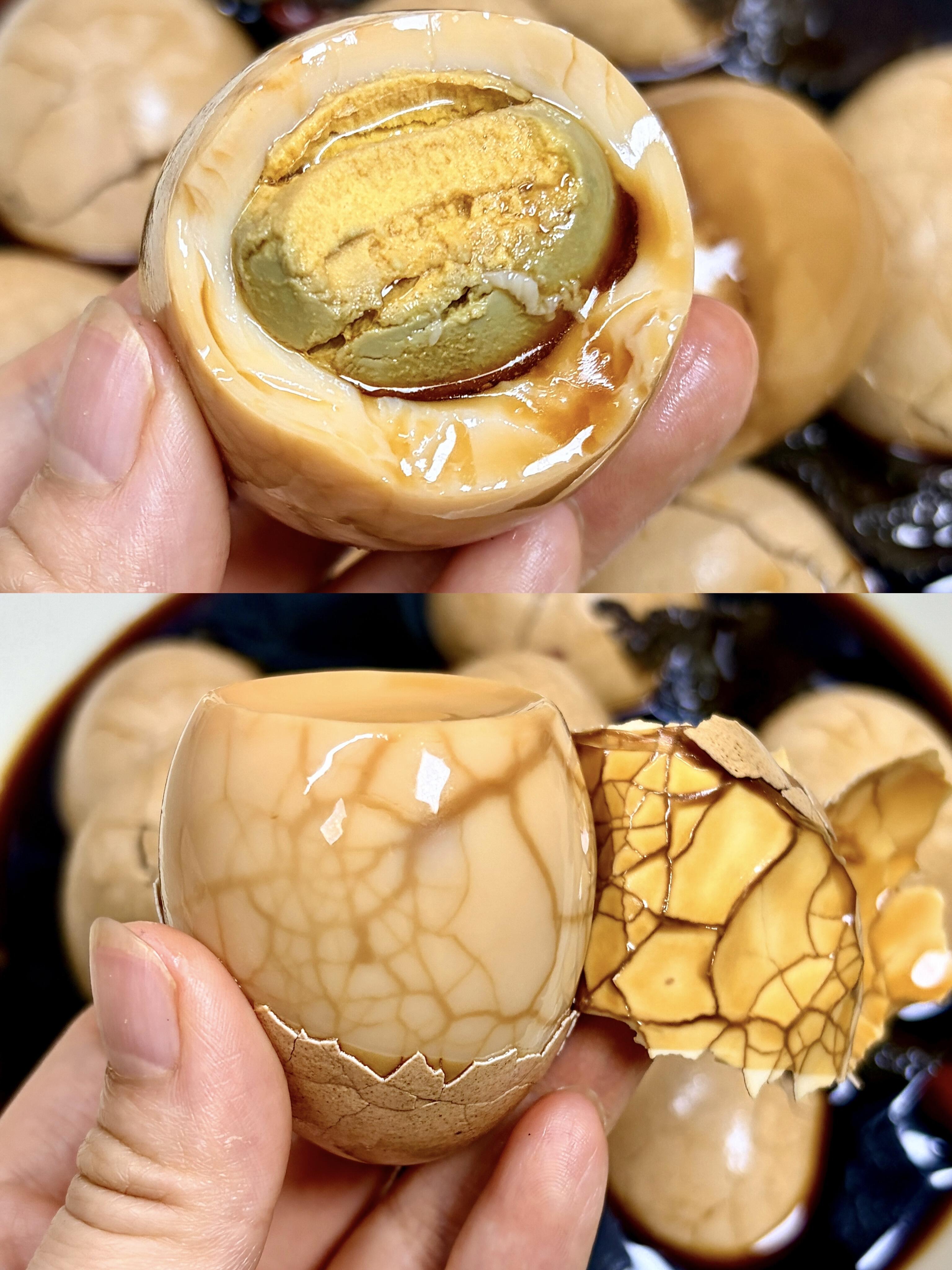 4步搞定茶香卤蛋，香到舔壳停不下来！家人们谁还在点外卖卤蛋啊😭在家做的茶香