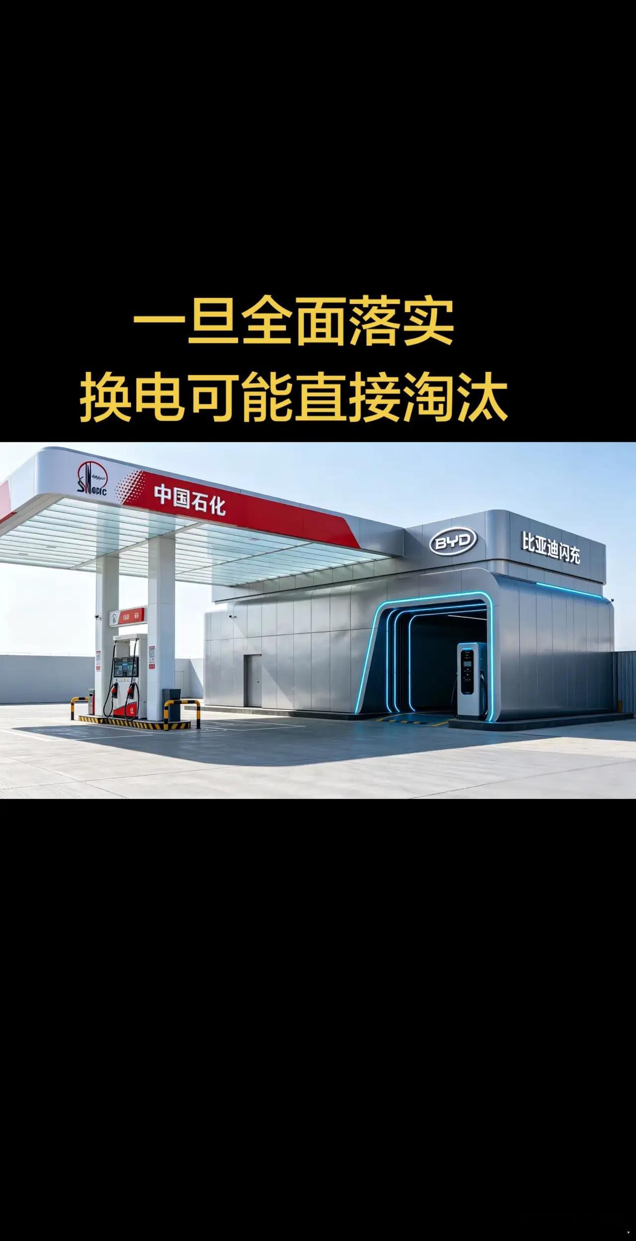 比亚迪这步棋下得够大，等全国换电网络铺开，真好奇友商该怎么接招？换电不光能拉低车