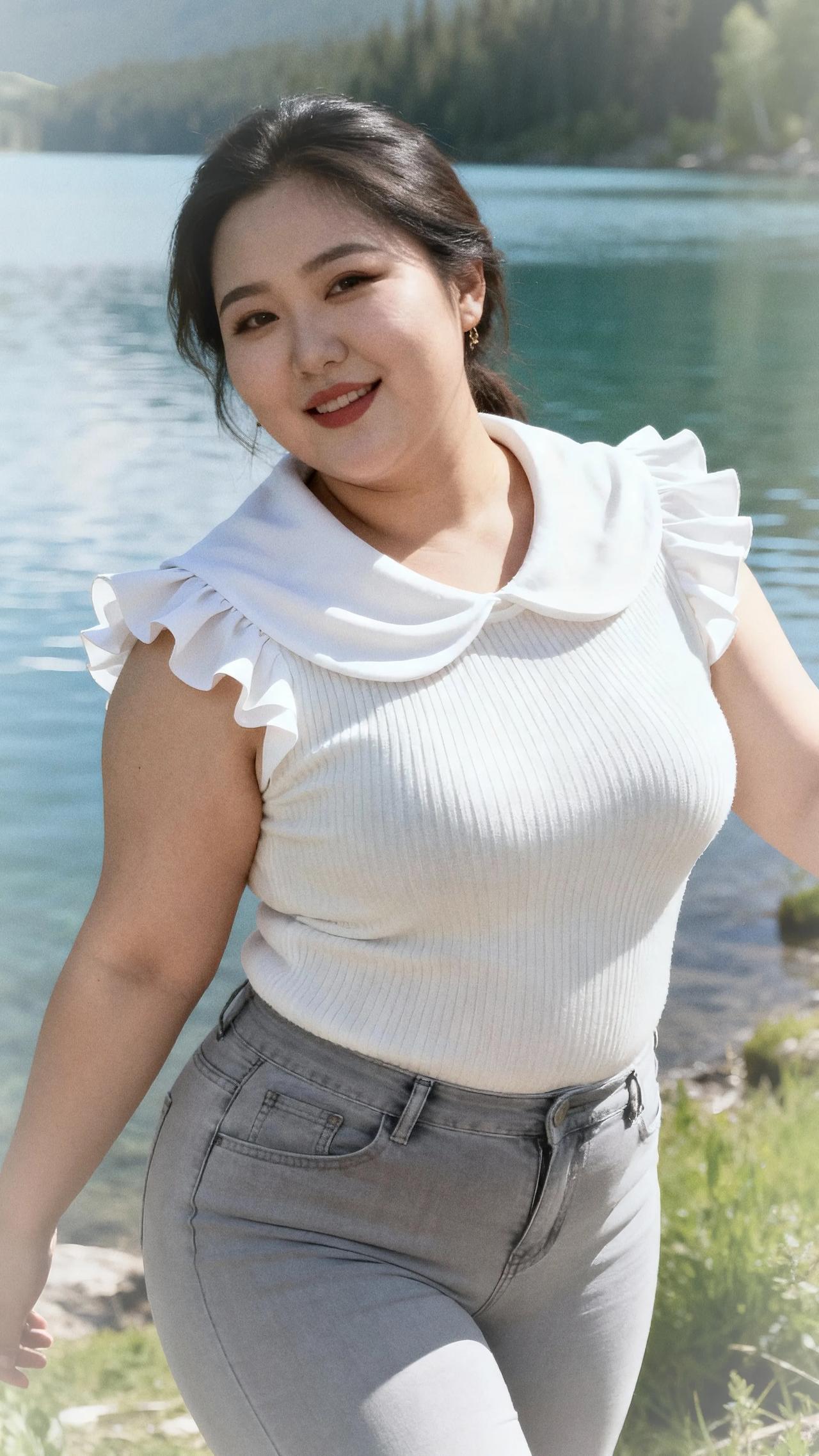 娶媳妇就娶这样的，胖乎乎，有福气，担财气，旺夫相，有安全感！风水好的女人旺夫发