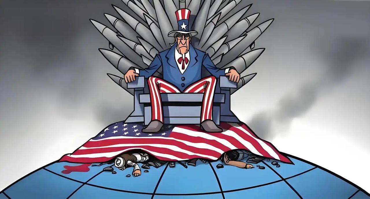 美国满世界称霸，美国目前这现状，真就金玉其外，败絮其中。表面上股市、比特币看似