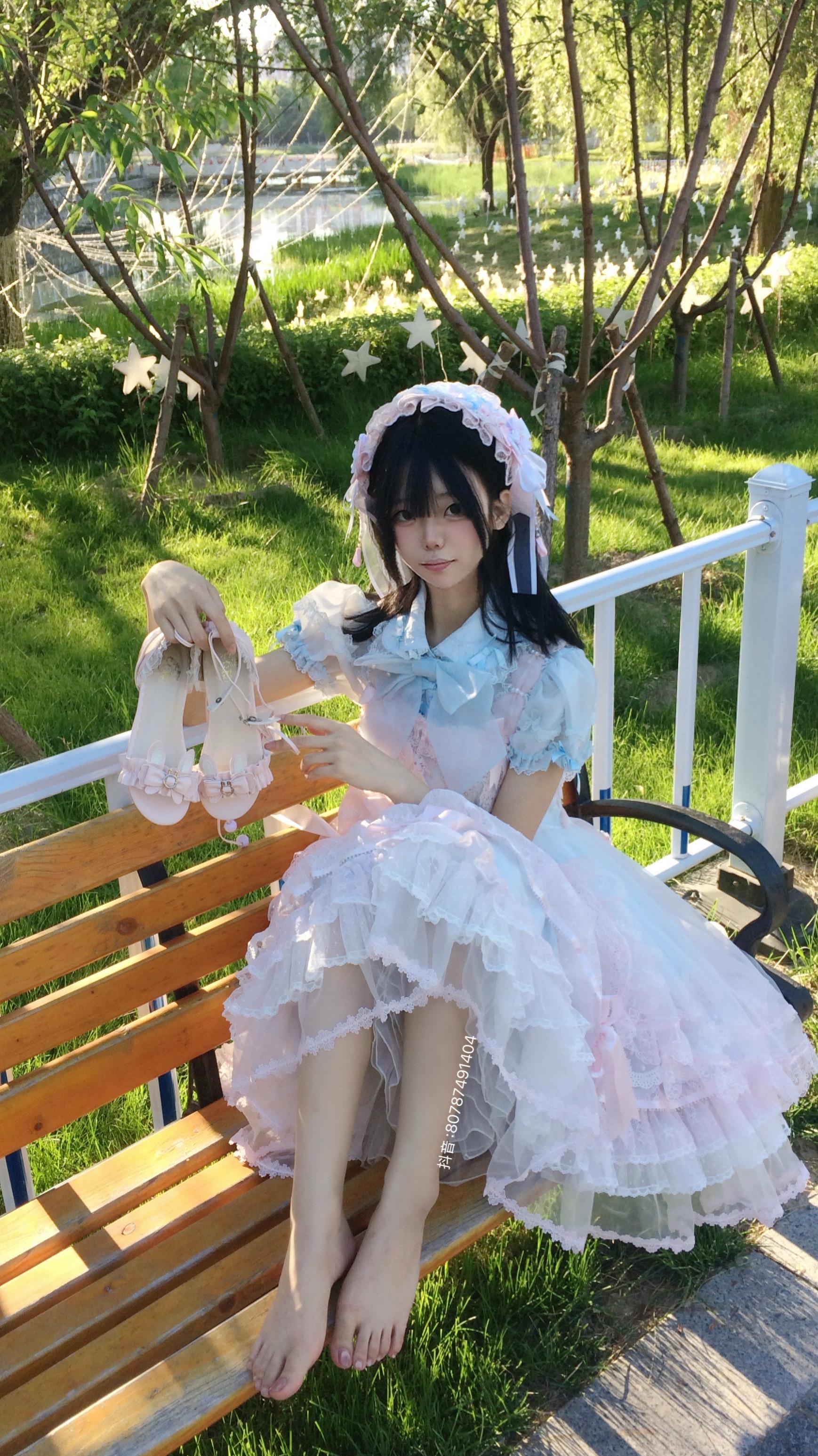 甜系lolita分享 甜系lolita穿搭 洛丽塔分享 lo裙少女 软...