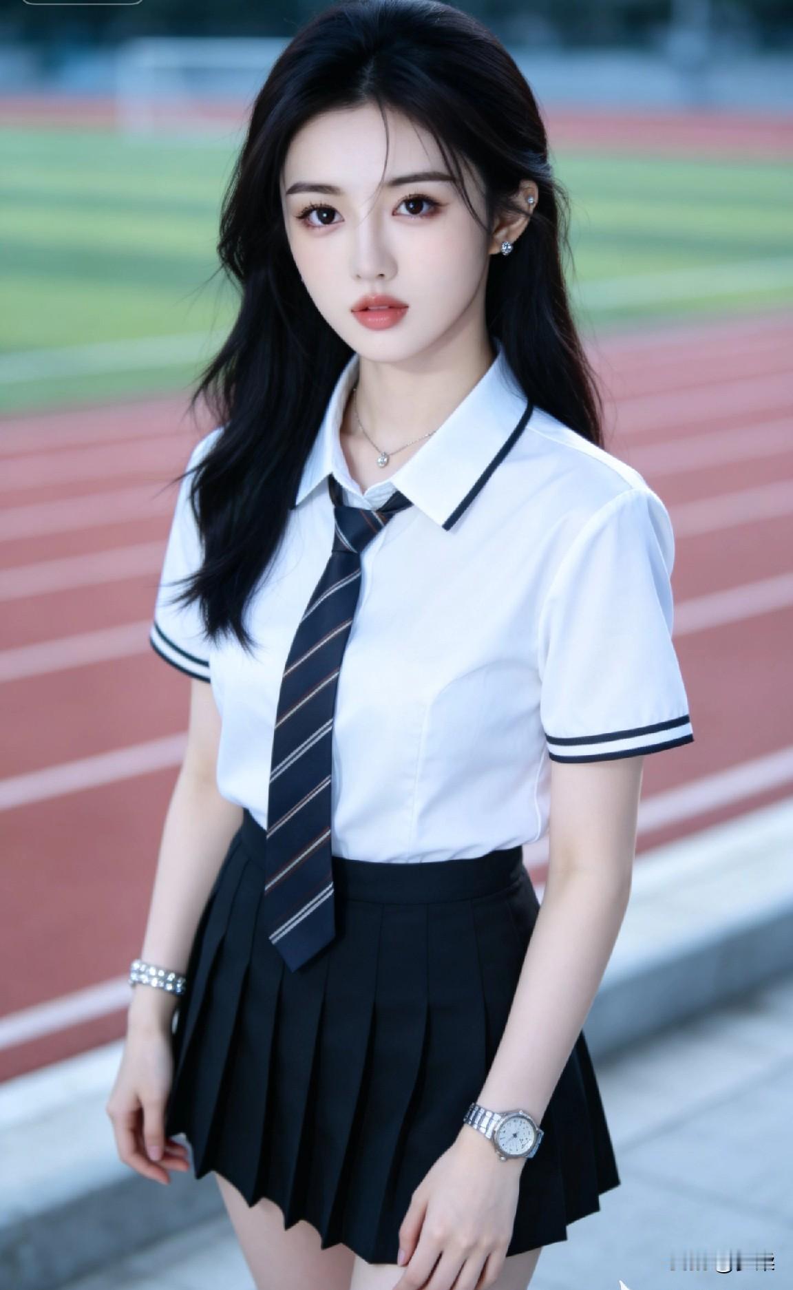 秀出手机中的美照吧校服与夕阳同框，把青春的美好都留住高颜值随手拍手机相册美照