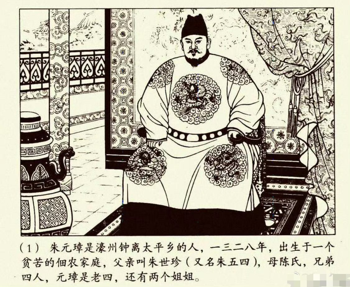 这才是我华夏大英雄朱元璋的真实画像，被满清黑了二百多年