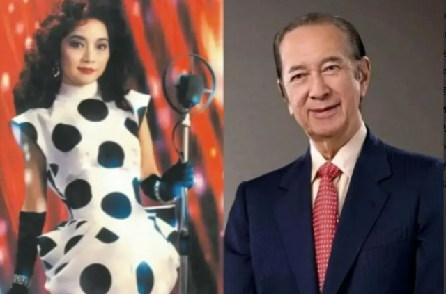 1983年，何鸿燊给徐小凤颁奖，直勾勾的盯着她丰满的身材说：“你挣了这么多钱，今
